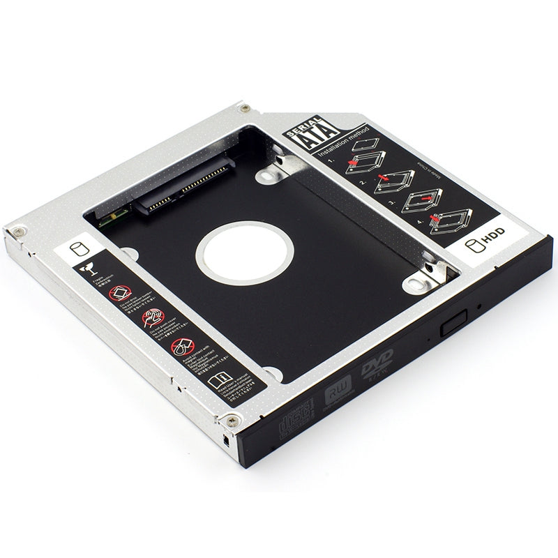 2.5 Inch Notebook Computer Internal SSD Hard Disk Drive Mounting Bracket Holder (All Aluminum Alloy)