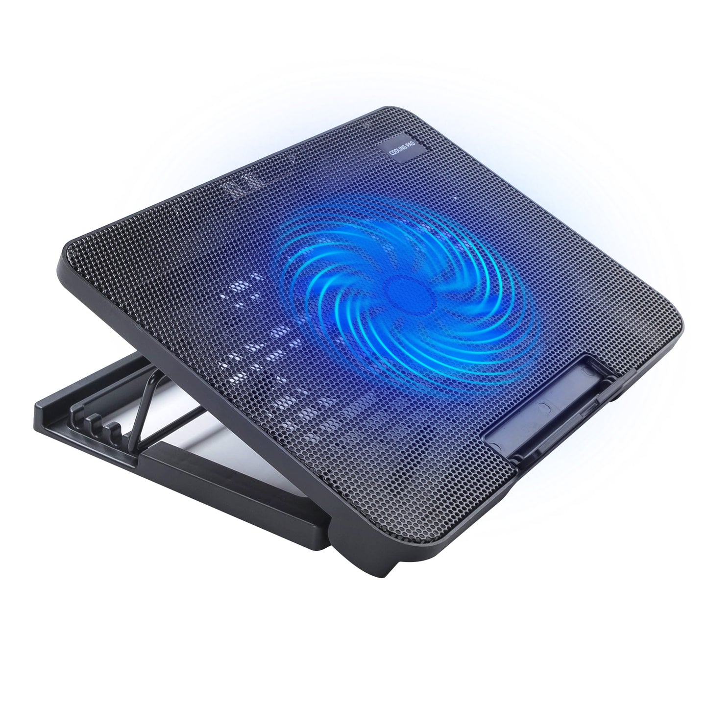 N99F1 Silent Slim Laptop Cooler Cooling Fan Desktop Notebook Cooling Pad with Adjustable Stand