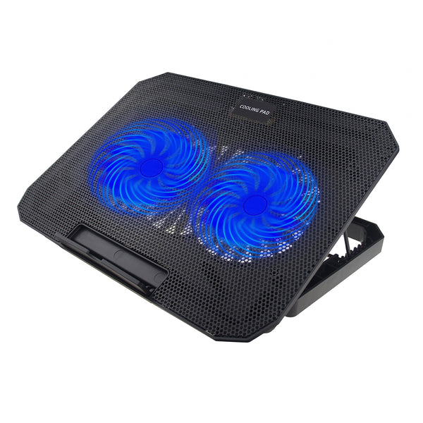 N11 8-Gear Height Adjustable Mute Notebook Dual Fan Cooler Desktop Laptop Cooling Stand