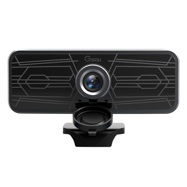Gsou T16s 1080P HD Webcam with Webcam Cover Built-in Microphone for Online Classes Broadcast Conference Video