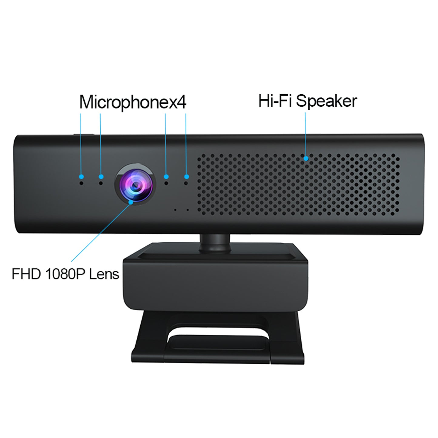 H720 HD 1080P Autofocus USB Webcam Video Conference Camera for PC Desktop Computer