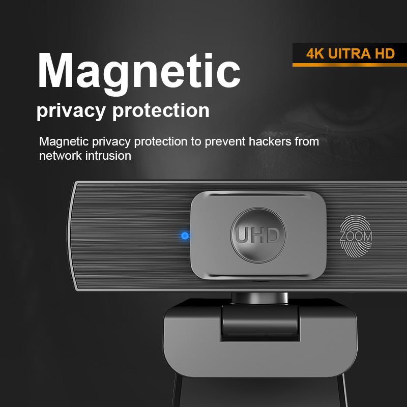 H500 3840*2160p UHD 4K 60FPS Webcam Autofocus Web Camera PC Camera with Microphone