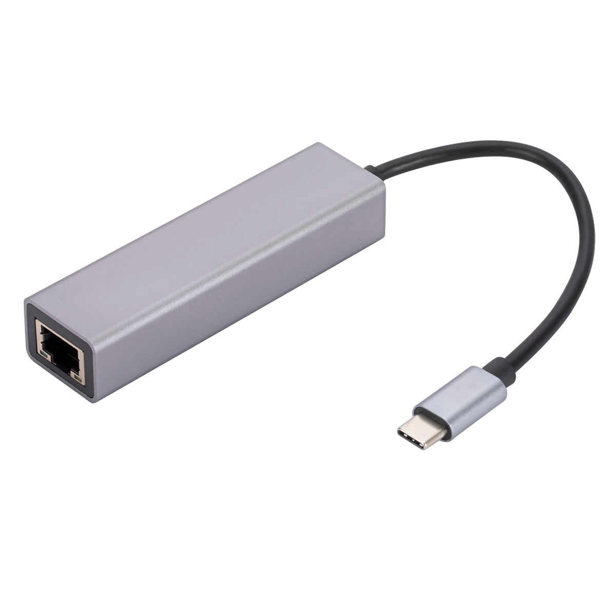 Type C to RJ45 Ethernet Adapter+3xUSB 3.0 Ports, Aluminum Alloy USB 3.0 to RJ45 Gigabit Ethernet LAN Network Convertor