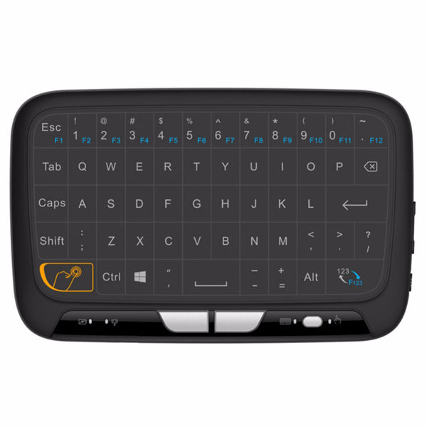 H18 2.4G Mini Wireless Virtual keyboard with QWERTY Touch Pad for Smart TVs/PS3/Set-Top Boxes