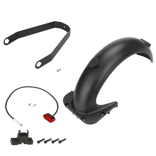 For Ninebot Max G30 Rear Fender + Fender Bracket + Taillight Electric Scooter Parts Kit