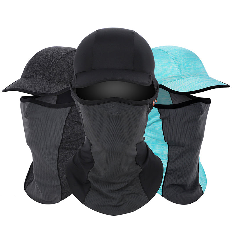 WEST BIKING 3-in-1 Summer UV Protection Cap Face Mask Breathable Cooling Neck Gaiter