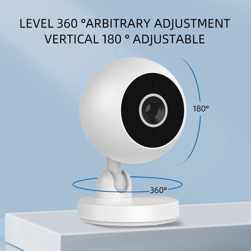 IP01 Wireless Security Camera HD WiFi Outdoor Indoor Camera with PIR Motion Detection, Night Vision, Two Way Audio for Home Surveillance Pet Baby Monitoring
