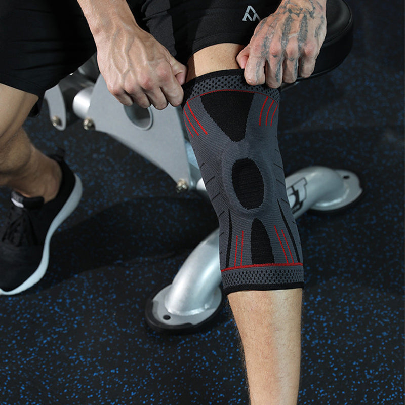 1Pc Outdoor Sports Knee Brace Compression Sleeve Protective Knee Pad