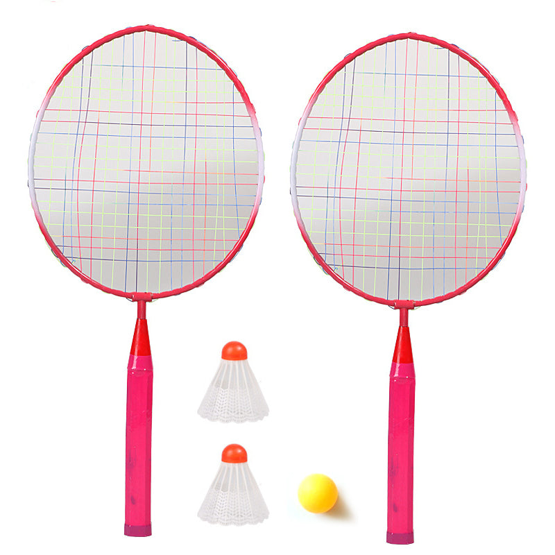 1 Pair Young Children Badminton Rackets with Balls Sports Game Kids Toy Set