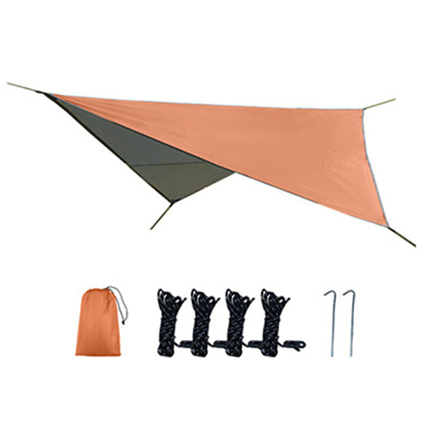 TM-075 Waterproof Tent Tarp Silver Coated Outdoor Camping Awning Tarp Rainfly Sun Shelter