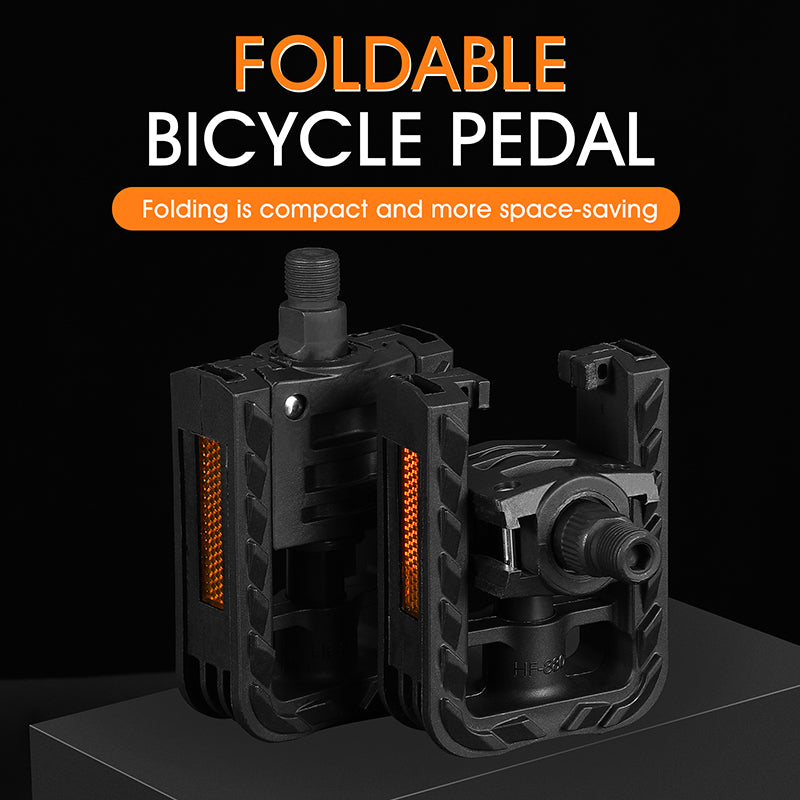 1 Pair YP0802082 Foldable Bicycle Pedals MTB Road Mountain Bike Non-slip Pedal Cycling Parts