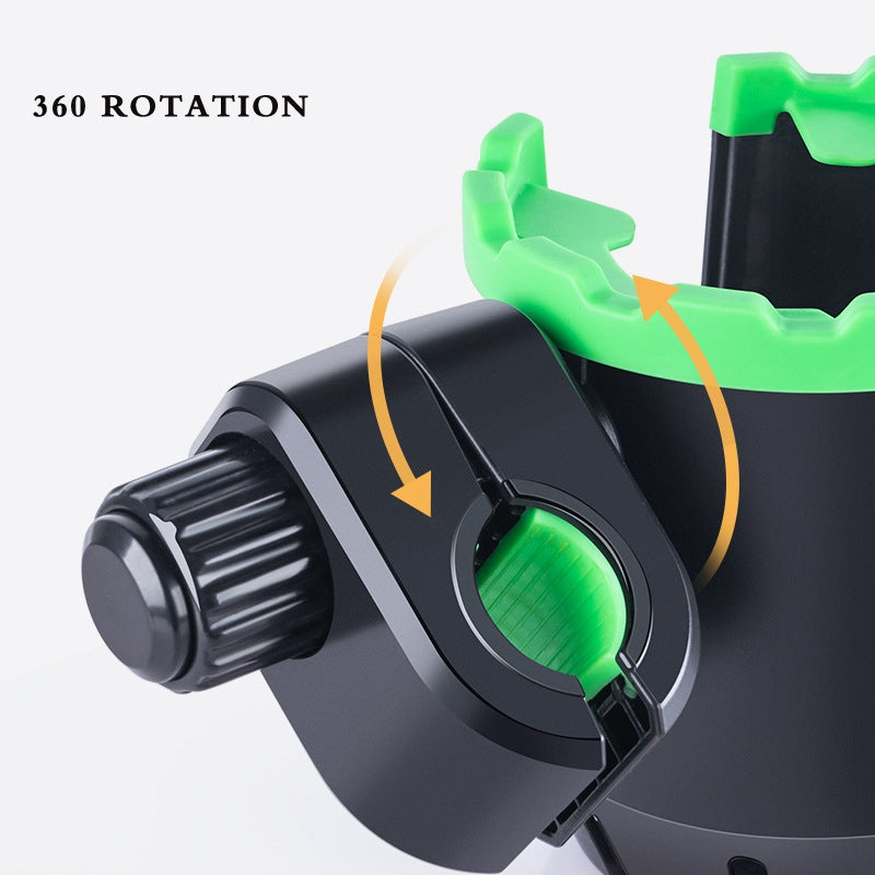 2-in-1 Bottle Cup Holder Cell Phone Holder Organizer Cycling Accessories for Bike Handlebar