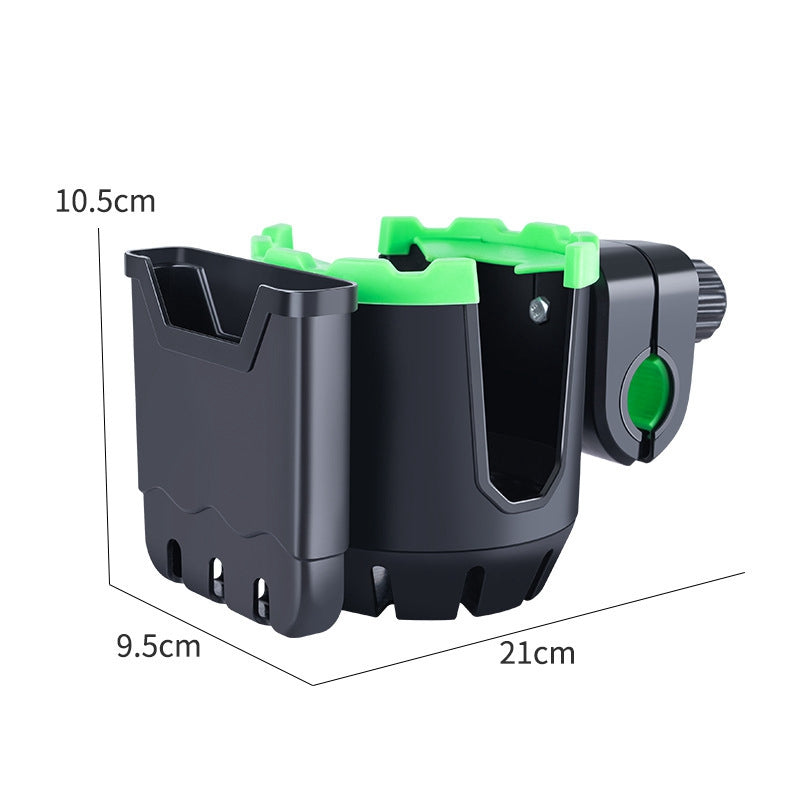 2-in-1 Bottle Cup Holder Cell Phone Holder Organizer Cycling Accessories for Bike Handlebar