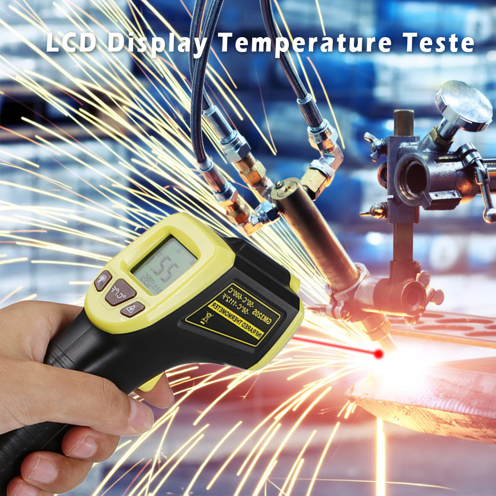 GM320S Non-contact Handheld Industrial Infrared Thermometer High Precision LCD Display Backlit Temperature Tester