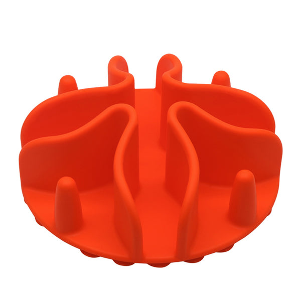 Silicone Dog Slow Feeding Bowl Insert with Suction Cup Pet Food Dispenser Accessories