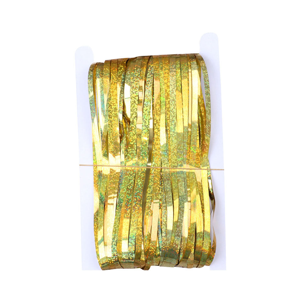 1m*2m Laser Fringe Curtain Metallic Door Streamers Holidays Christmas Party Decoration Photo Backdrop