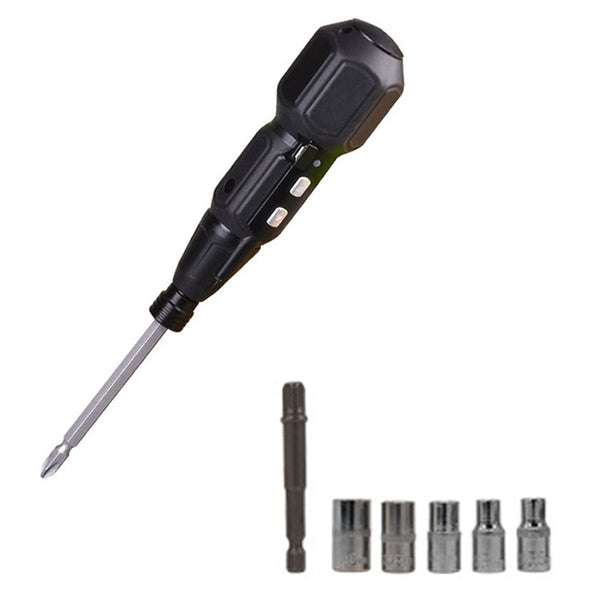 Multifunctional Rechargeable Cordless 3.6V Electric Screwdriver Repair Tool with LED Light