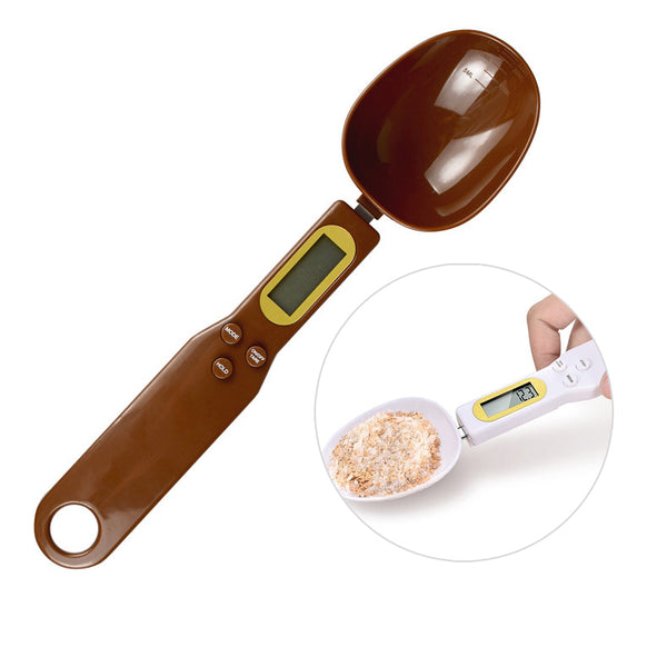 NS-S3 Portable Kitchen Measuring Spoon Food Scale Multi-Function Electronic Digital Spoon Scale with LCD Display (No Battery, Without FDA, BPA-free)