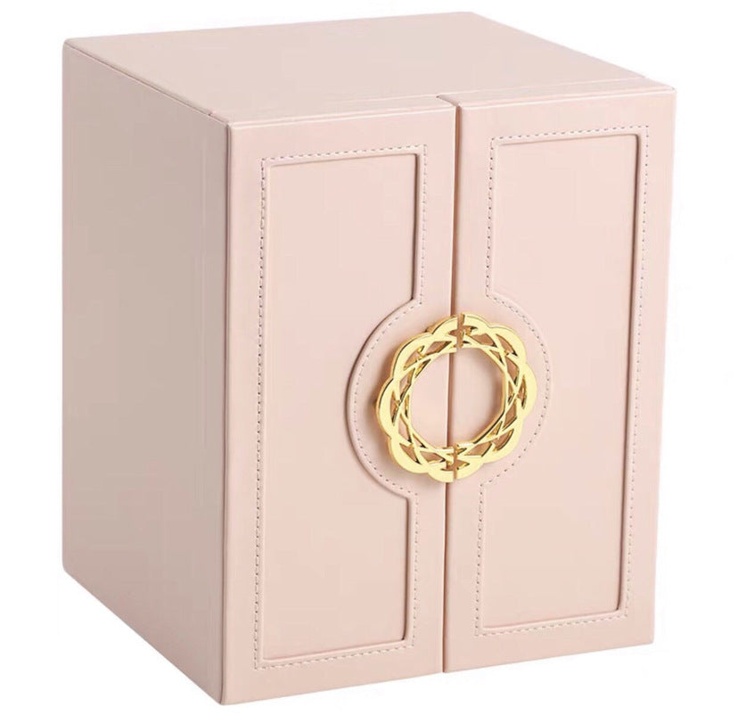 sp01181 5 Layers Jewelry Box Organizer PU Leather Jewelry Tray Drawer Storage Case for Earrings Rings Necklaces Bracelets