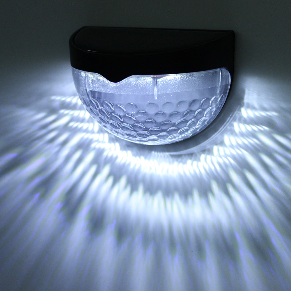 2pcs SM3026 LED Solar Wall Lights Outdoor Lighting Fence Lamp Night Light Garden Yard Decoration