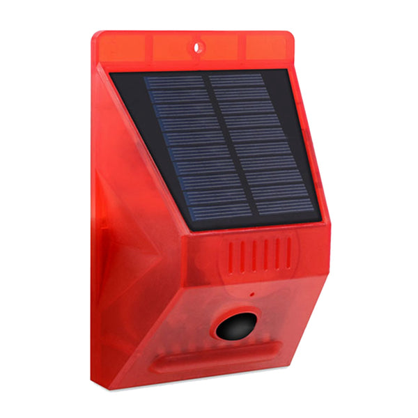 N911C Motion Sensor Solar Alarm Light IP65 Waterproof Outdoor Farm Garden Animal Repellent Anti-theft Security Lamp with Remote Controller