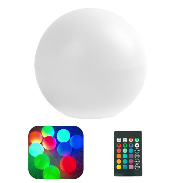 8Pcs Swimming Pool Floating Ball Dimming RGBW 16 Colors Glowing Ball LED Garden Beach Party Lawn Lamp