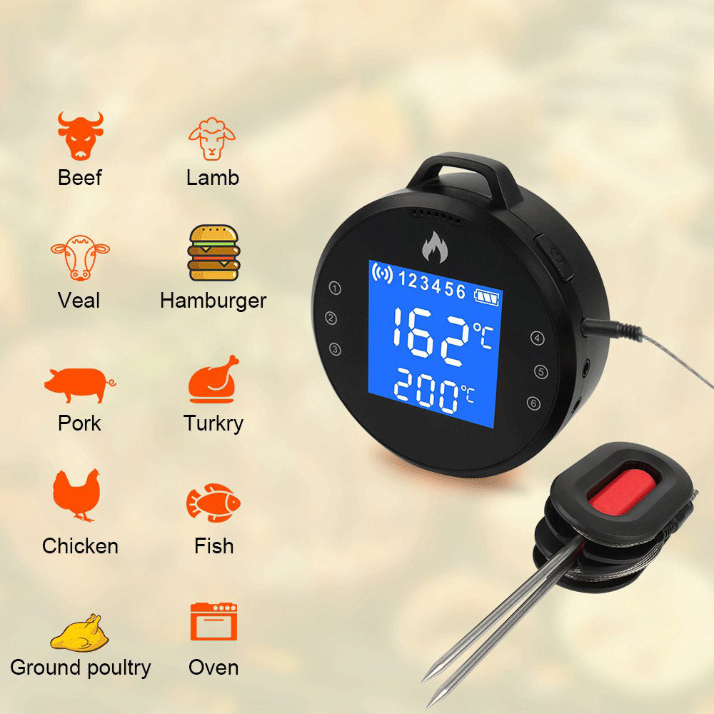HK-01 Tuya Smart Bluetooth WiFi Kitchen Thermometer Intelligent Food Thermometer (CE/FCC/PSE/ROHS)