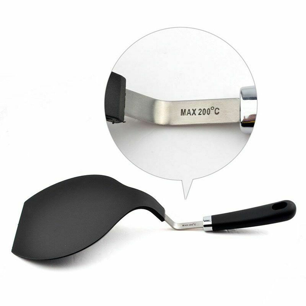 1PCS Pizza Peel Food-graded ABS Stainless Steel Heat-proof Handle Pizza Paddle Pizza Spatula Pizza Tool Bread Baking Peel (BPA-free, No FDA Certificate)