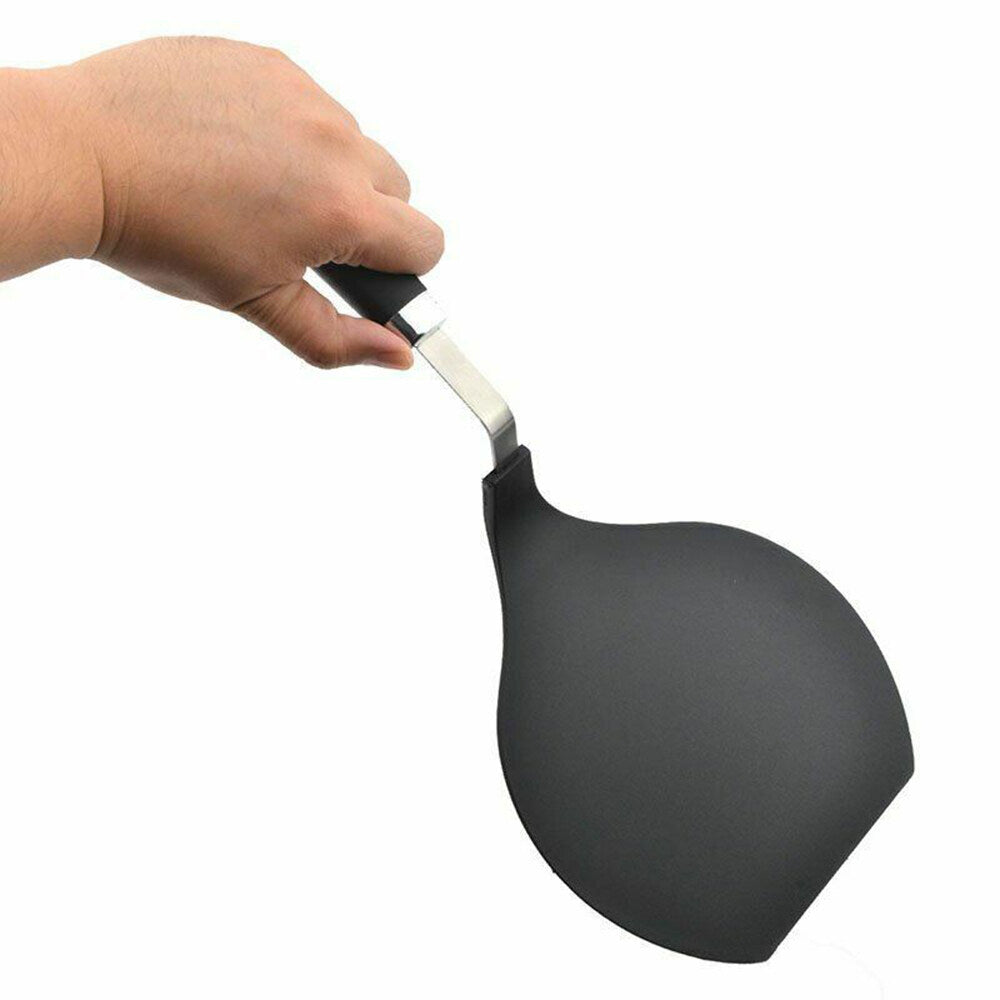 1PCS Pizza Peel Food-graded ABS Stainless Steel Heat-proof Handle Pizza Paddle Pizza Spatula Pizza Tool Bread Baking Peel (BPA-free, No FDA Certificate)
