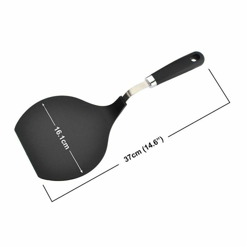 1PCS Pizza Peel Food-graded ABS Stainless Steel Heat-proof Handle Pizza Paddle Pizza Spatula Pizza Tool Bread Baking Peel (BPA-free, No FDA Certificate)