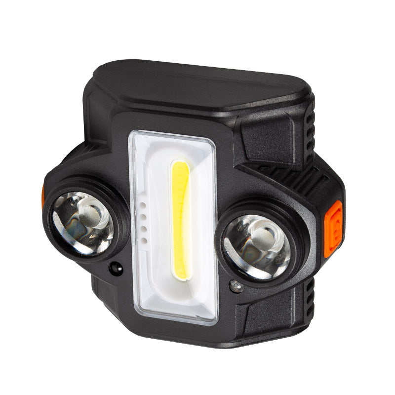 W661 COB + T6 LED Headlight Hand Sensor Head Lamp with Magnetic Back Camping Flashlight