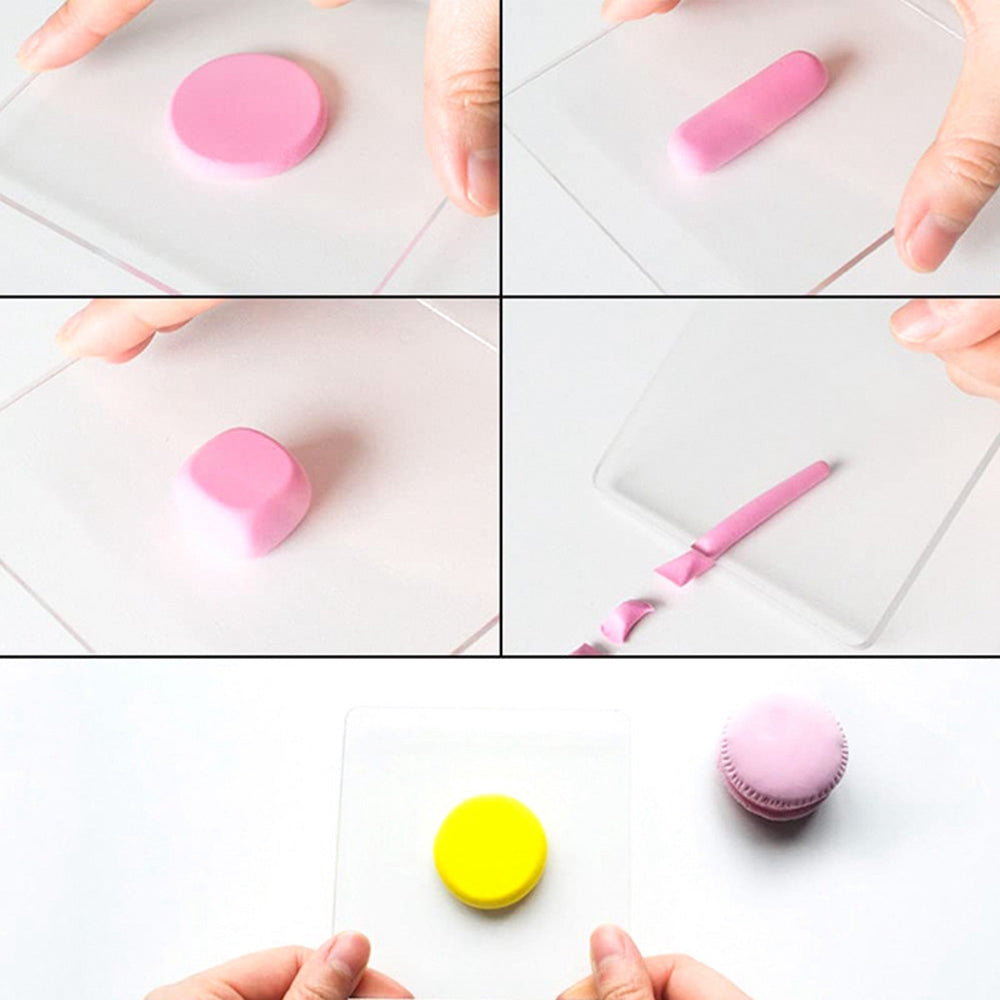 20220438 38Pcs Plastic Pottery Clay Carving Tools Modeling Tools Double-Headed Ceramic Sculpting Tool Kit with Acrylic Clay Roller/Plate