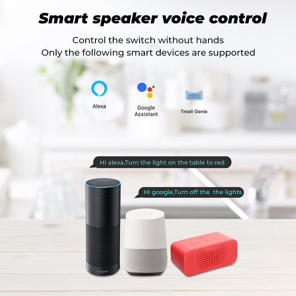 TMW402P 16A Tuya WiFi + 433MHz Smart Switch 16A 2-Way Control Wireless Switch Voice Control Modified Parts