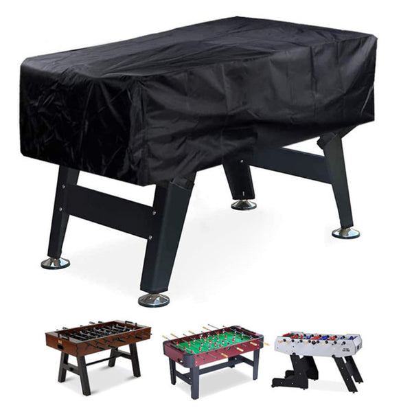 KG0212 Foosball Table Cover Outdoor Waterproof Patio Coffee Chair Billiard Soccer Table Dust Cover (420D Silver Coating)