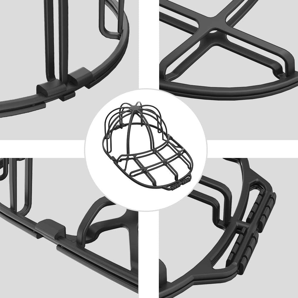 2Pcs / Set Baseball Hat Washer Cap Washer PP Frame Cage Hat Protector Rack