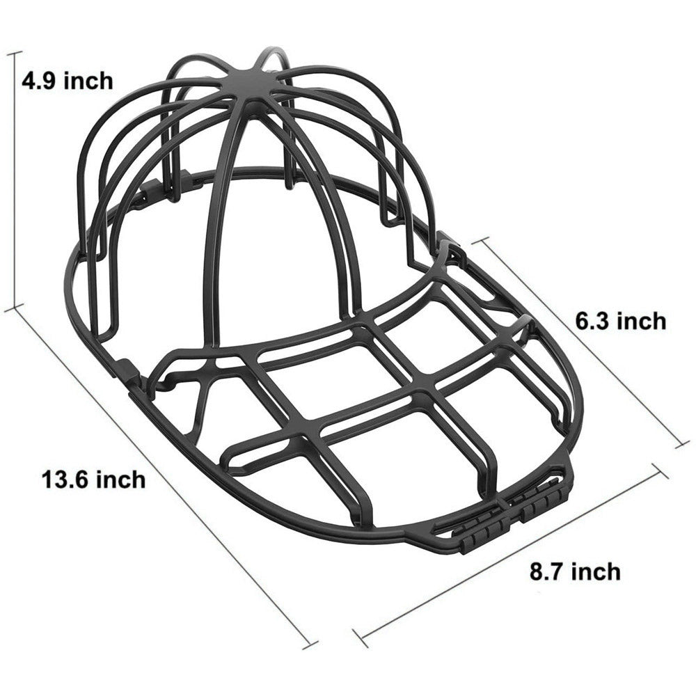 2Pcs / Set Baseball Hat Washer Cap Washer PP Frame Cage Hat Protector Rack