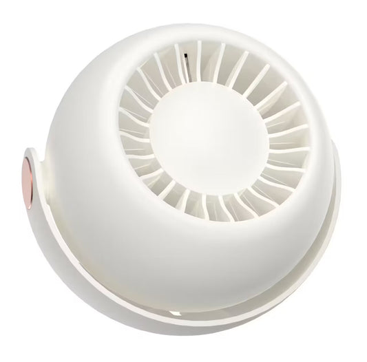 F2309 Summer USB Rechargeable Mini Desktop Fan Cooler Plastic 3-Speed Mute Cooling Fan