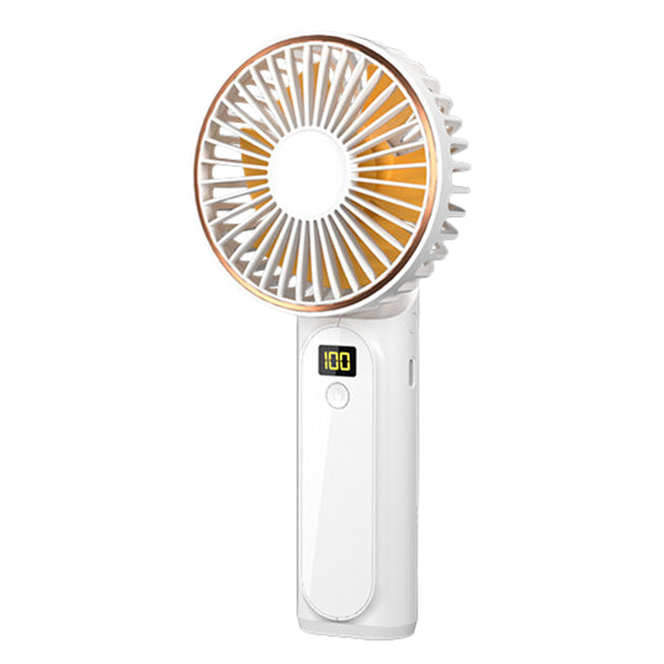 M12 Portable Mini Handheld Fan USB Rechargeable ABS Foldable Cooling Fan for Home Office Travel Trip