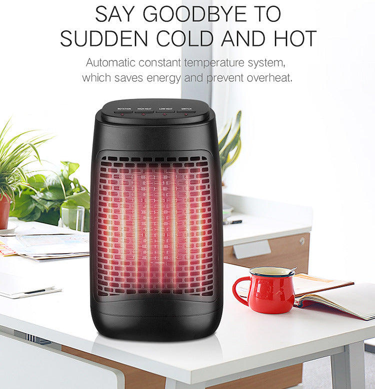 YND-1200S Home PTC Ceramics Heating Fan Air Warmer Winter Desktop Warm Wind Electric Heater