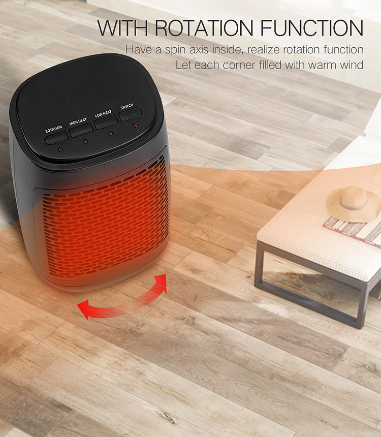 YND-1200S Home PTC Ceramics Heating Fan Air Warmer Winter Desktop Warm Wind Electric Heater