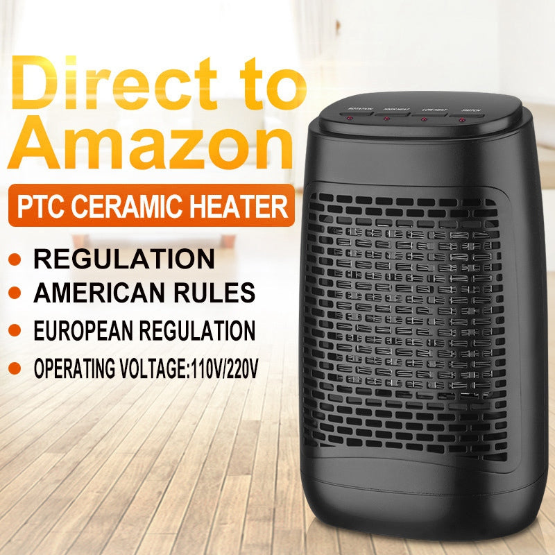 YND-1200S Home PTC Ceramics Heating Fan Air Warmer Winter Desktop Warm Wind Electric Heater