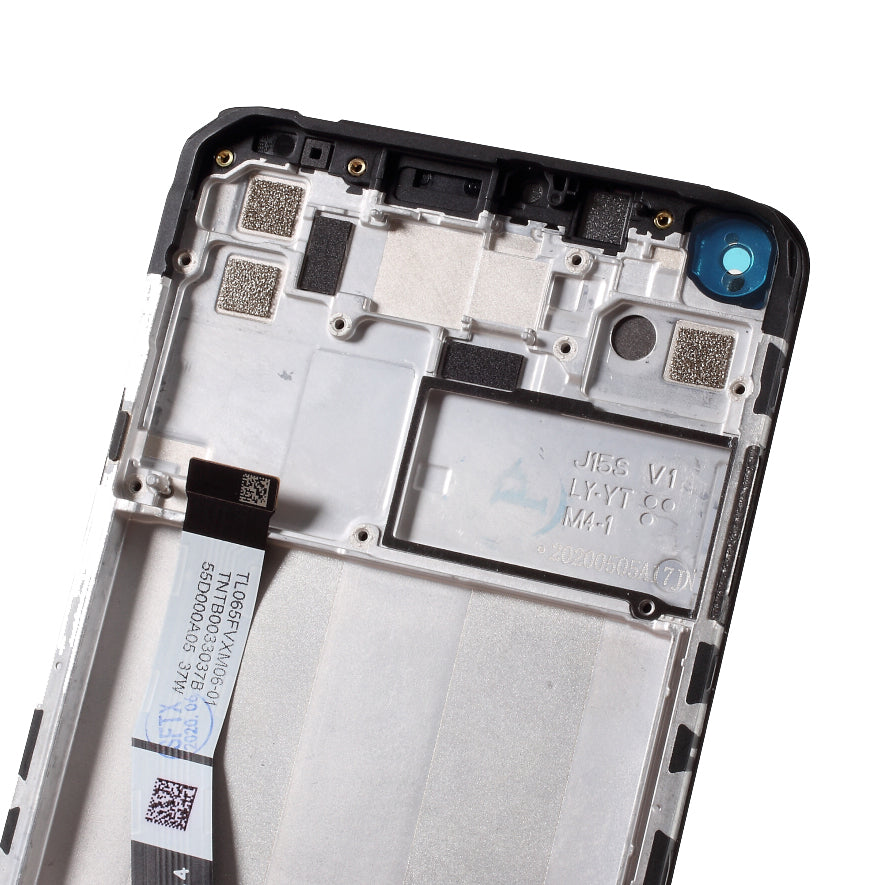 LCD Screen and Digitizer Assembly + Frame Part (without Logo) for Xiaomi Redmi Note 9/Redmi 10X 4G