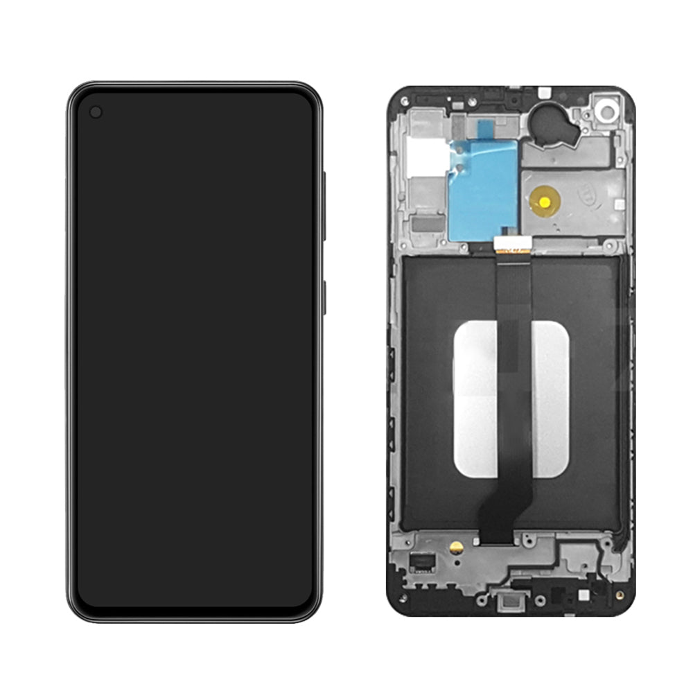 OEM LCD Screen and Digitizer Assembly + Frame for Samsung Galaxy A60 A606