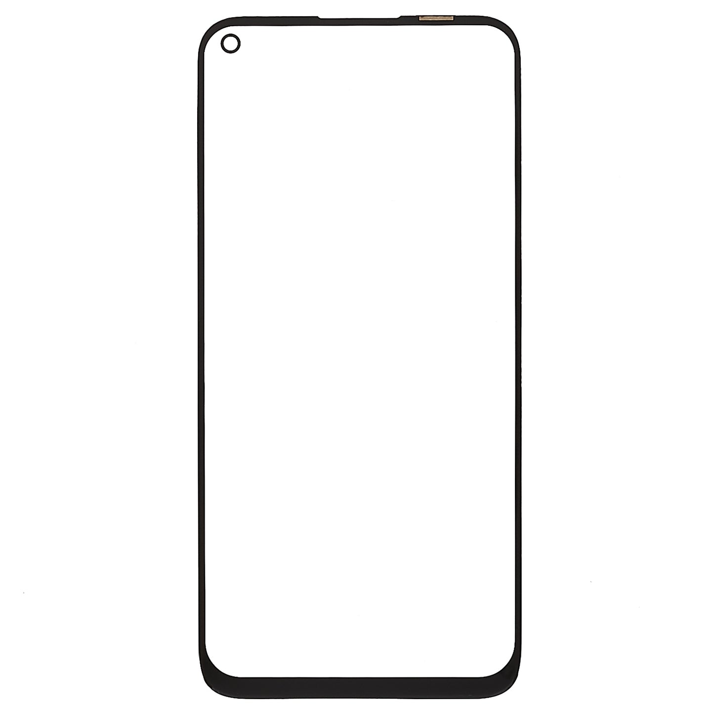 For Huawei P40 lite 4G Grade C Screen Glass Lens + OCA Adhesive Replacement (without Logo)