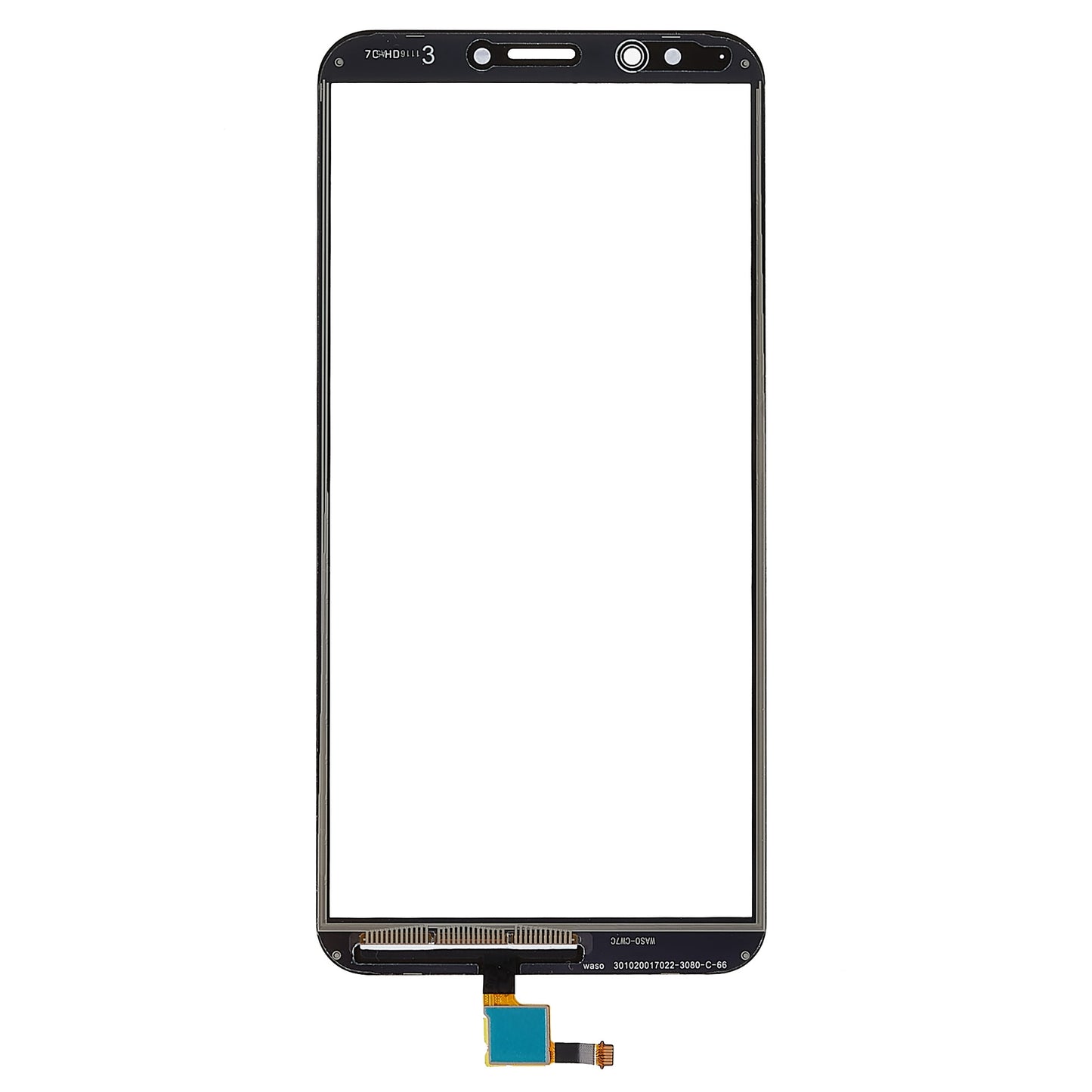 For Huawei Y7 (2018)/Honor 7C/Huawei Enjoy 8 (China) Digitizer Touch Screen Glass Replacement Part (without Logo) - Black
