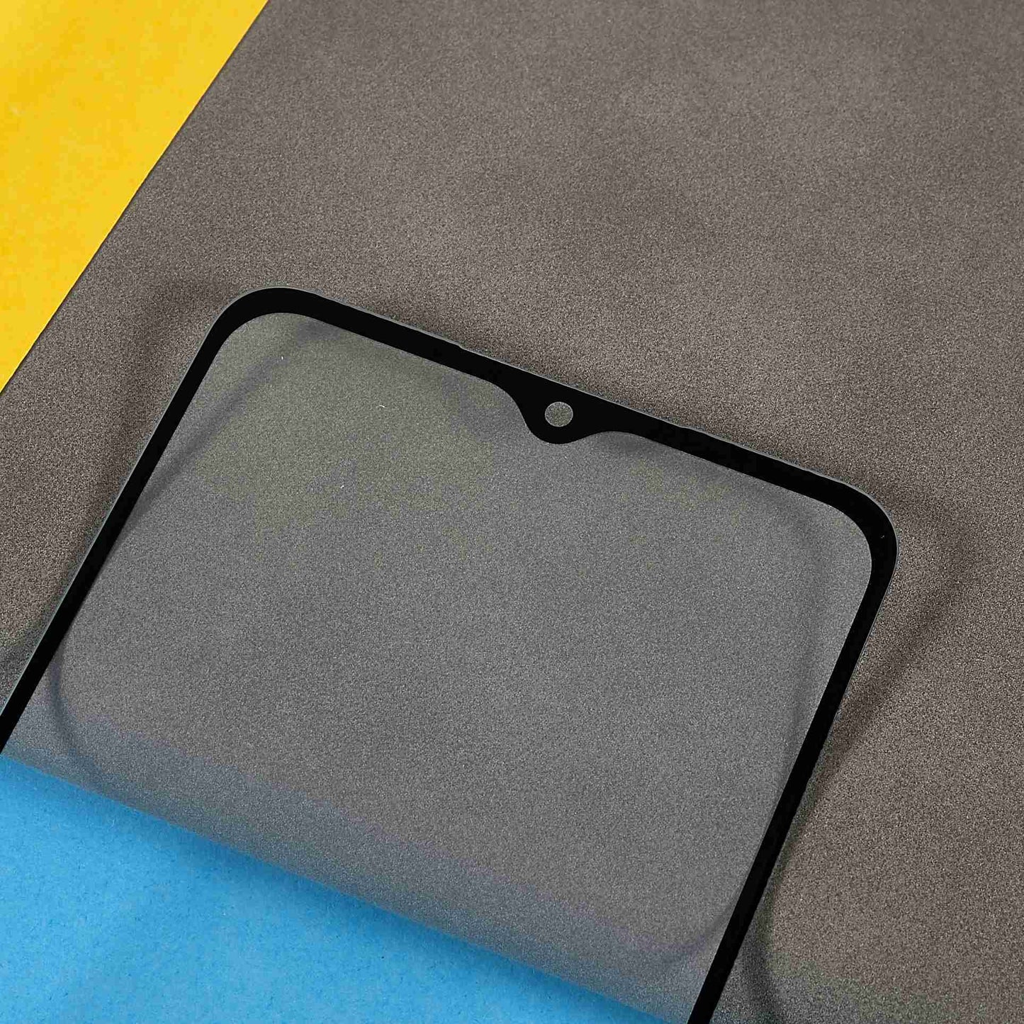 For Samsung Galaxy A23 4G (164.5 x 76.9 x 8.4 mm) A235 Front Screen Glass Lens + OCA Adhesive Replacement Parts (without Logo)