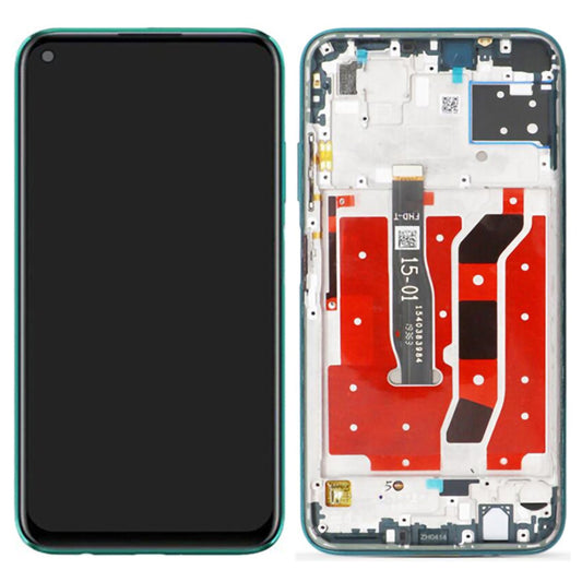 For Huawei nova 7i Grade C LCD Screen and Digitizer Assembly + Frame (without Logo)