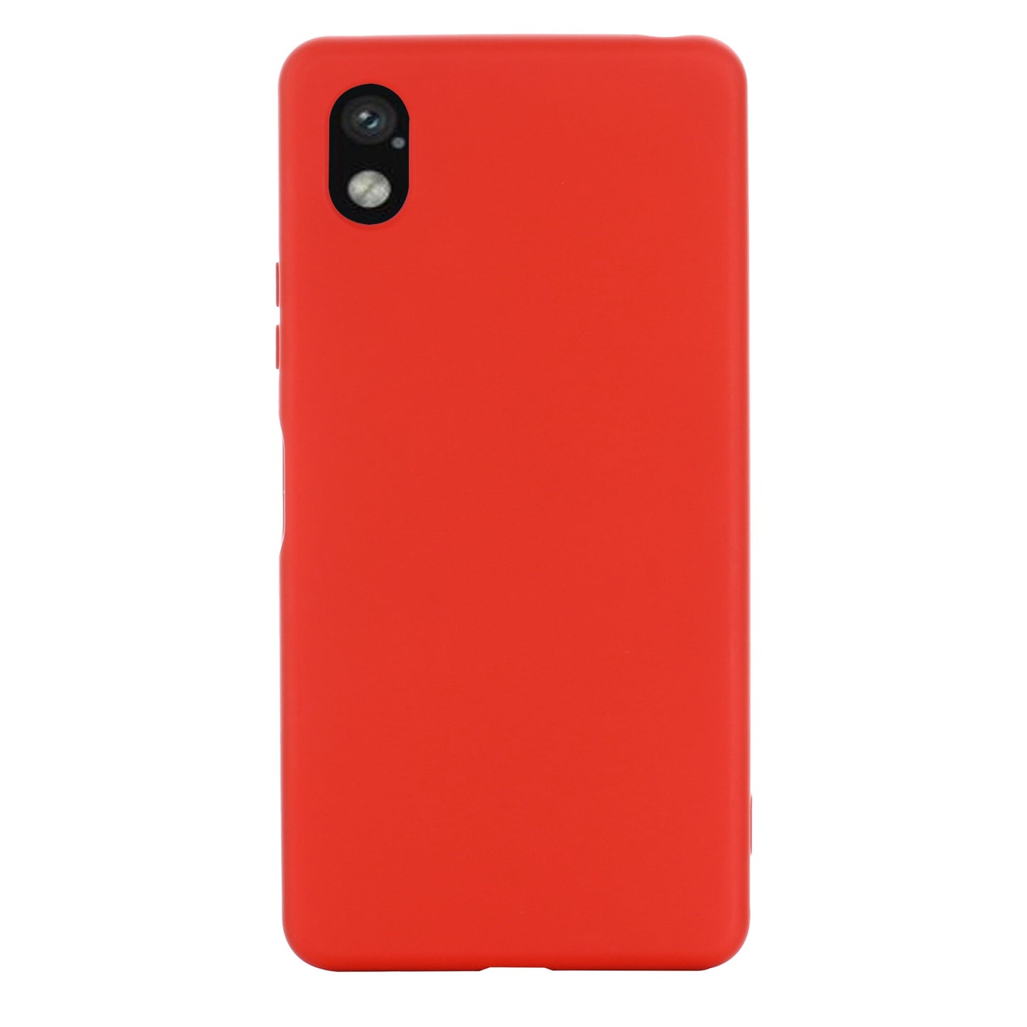 For Sony Xperia Ace III Shockproof Soft Liquid Silicone Phone Case Wear-resistant Precise Cutouts Back Cover with Strap
