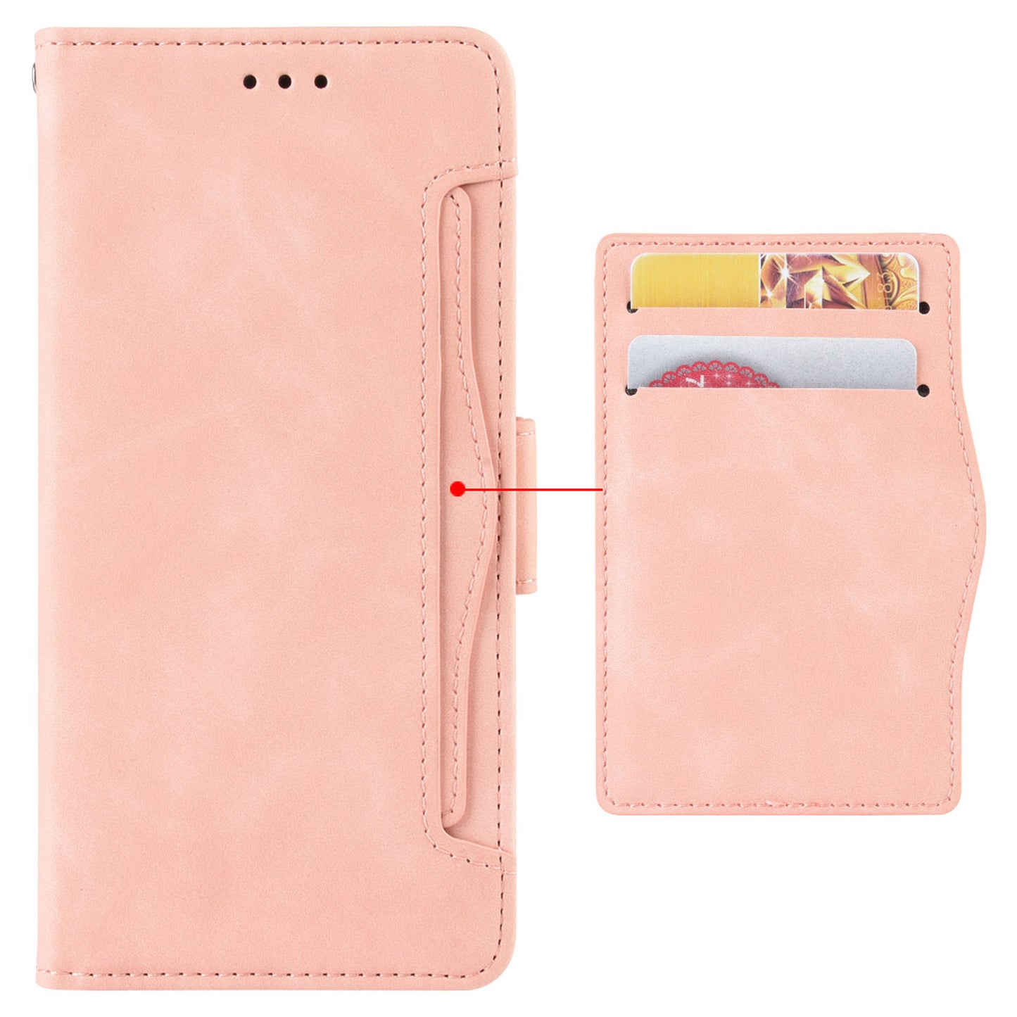 For Infinix Hot 12 4G Multiple Card Slots PU Leather Phone Cover Double Magnetic Clasp Drop-proof Stand Wallet Case