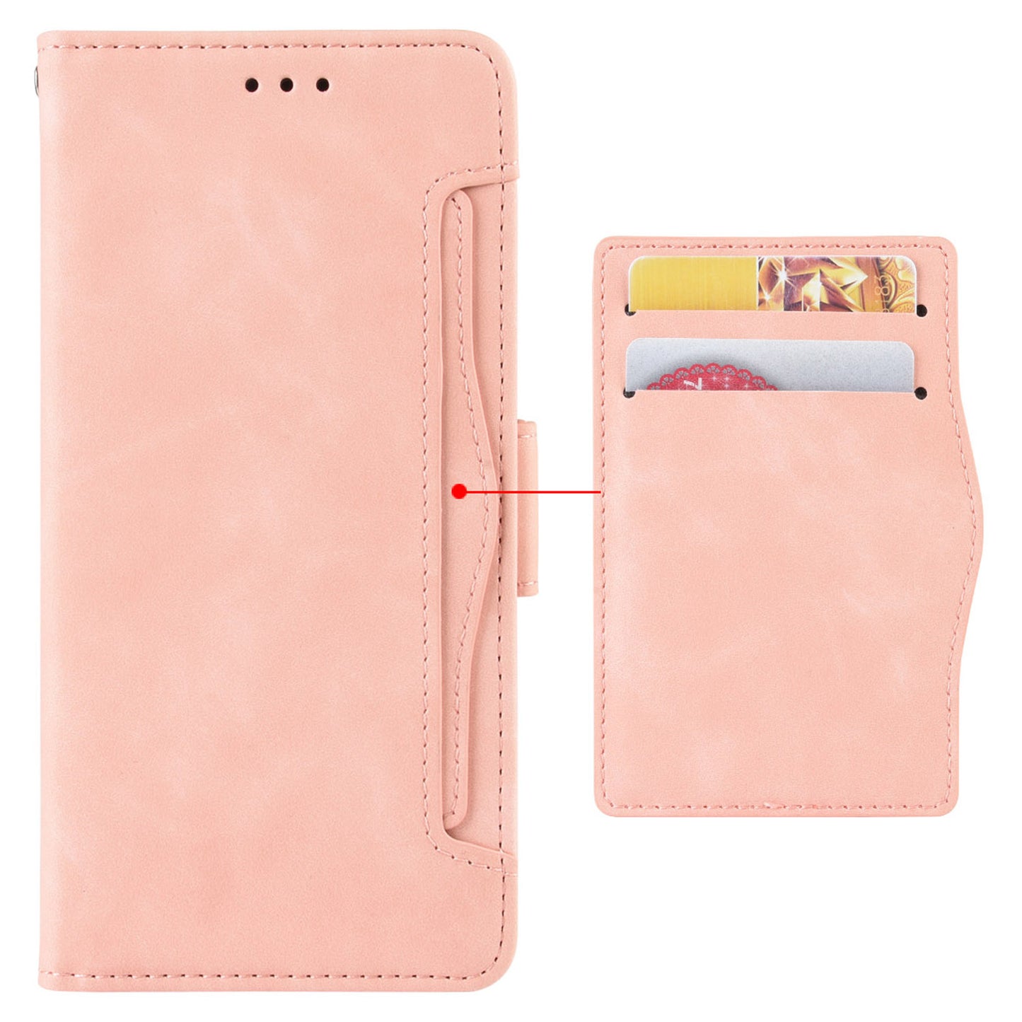 For Infinix Hot 12 Play 4G Anti-scratch Phone Flip Case with Multiple Card Slots PU Leather Phone Cover Double Magnetic Clasp Stand Wallet Case